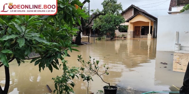 Giải thích mơ thấy lũ lụt đánh con gì