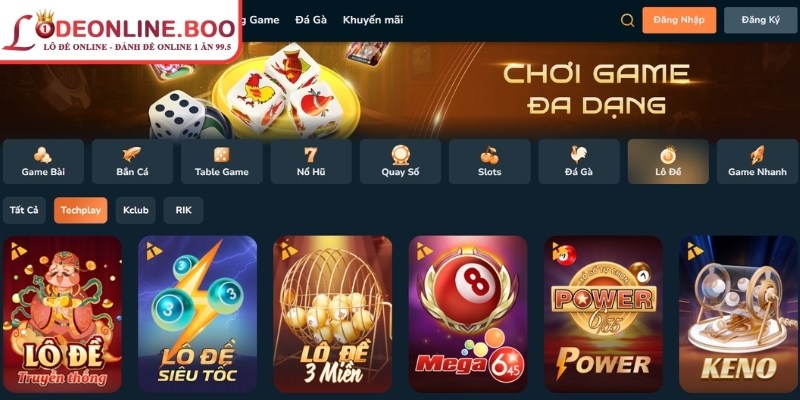 Tỷ lệ trả thưởng dao động từ 1 ăn 70 đến 1 ăn 99